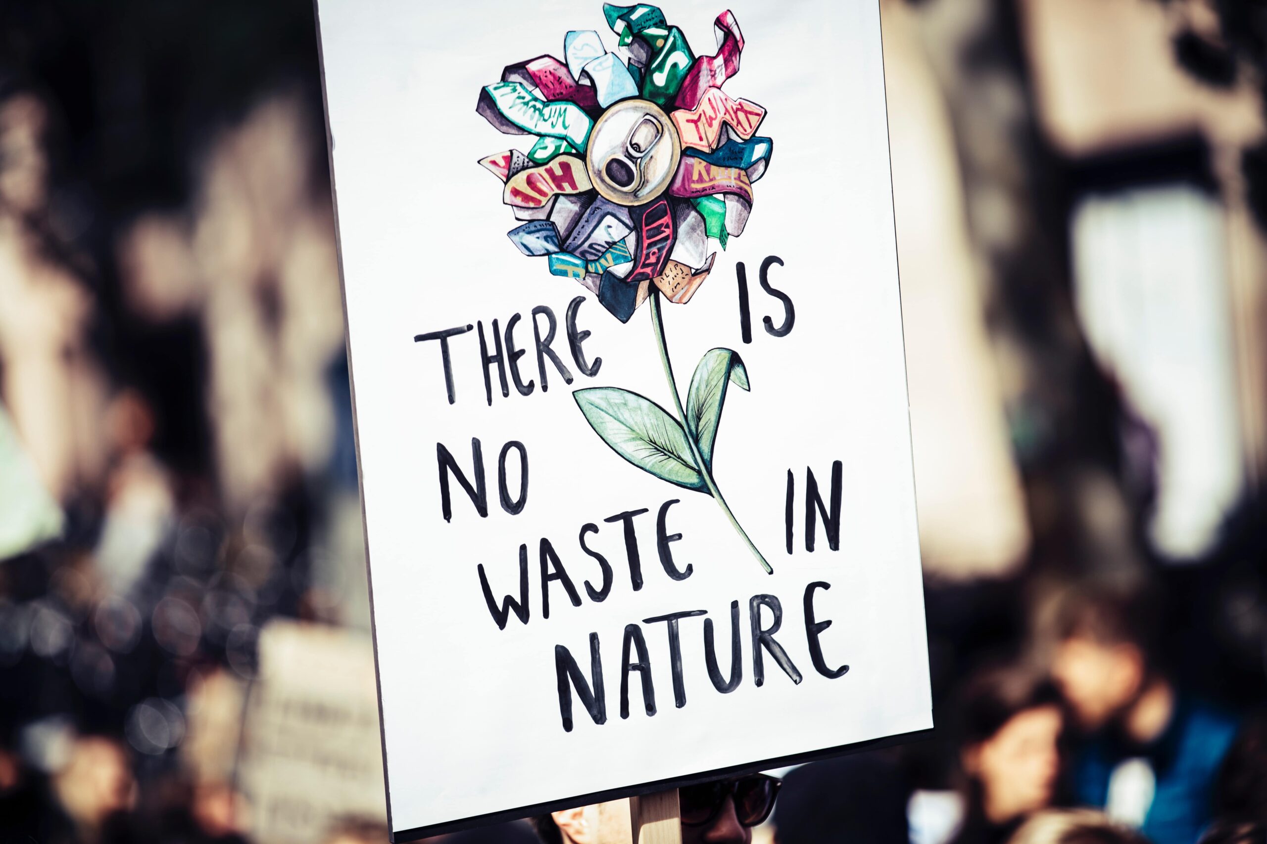 there is no waste in nature banner