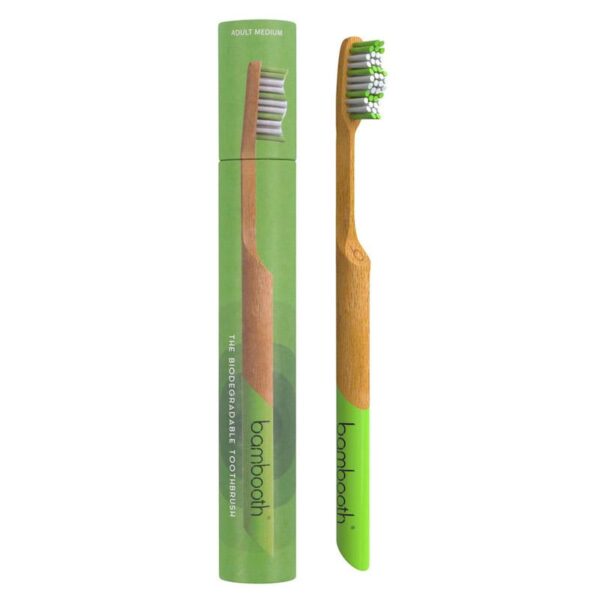 Bambooth Adults Bamboo Toothbrush - Forest Green