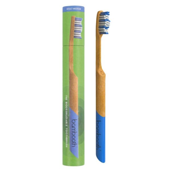 Bambooth Adults Bamboo Toothbrush - Sea Blue