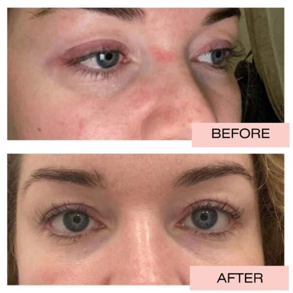 Purity Natural Beauty Radiance Cream Cleanser Before and After