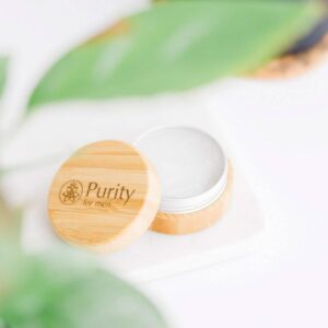 Purity for Men Energising Eye Gel in Bamboo Pot