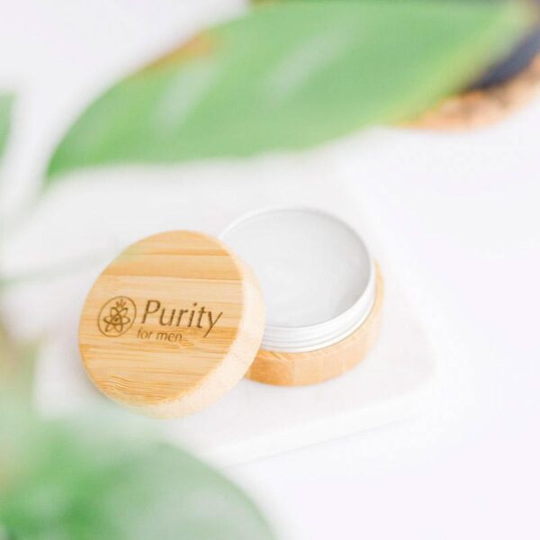 Purity for Men Energising Eye Gel in Bamboo Pot