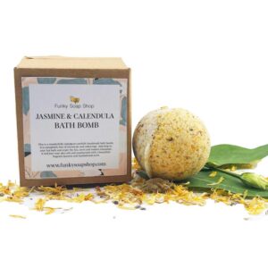 Funky Soap Shop Jasmine & Calendula Bath Bomb