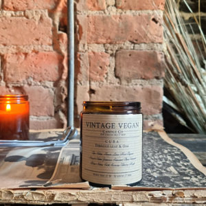 Vintage Vegan Candle Co. Soy Wax Candle - Oak & Tobacco