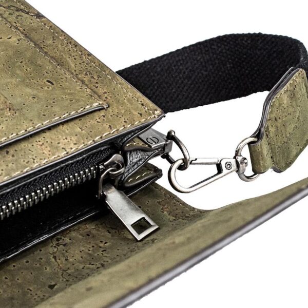 Whistler Tree Lamego Cross Body Bag Fastenings - Khaki