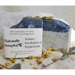 Naturally Soapful Tea Tree, Eucalyptus & Peppermint Soap Bar