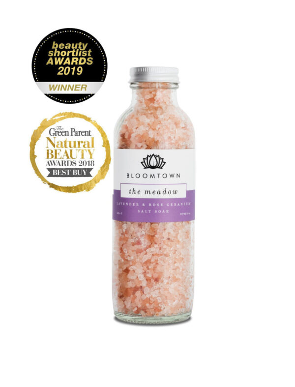 Bloomtown Pink Himalayan Salt Soak - The Meadow (Lavender & Rose Geranium)